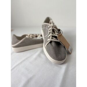 OluKai Pehuea Li Womens Grey Textile Lace Up Sneakers 20379-20WS Size 10 NEW
